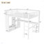 Structure de lit mezzanine avec garde-robe intégrée, lit mezzanine en métal avec bureau et tablettes de rangement-1876218325-1876218326