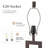 Jalob 28.5 in. Metal Table Lamp Set with USB,Type-C Ports and Built-in Outlet-2143420759