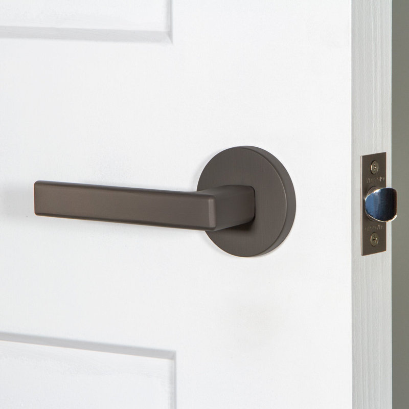 Viaggio Circolo Rosette with Lusso Lever, Titanium Gray