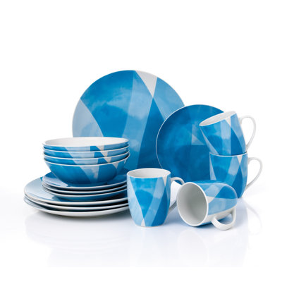 Stoneware Dinnerware Set 16 Piece - Service for 4