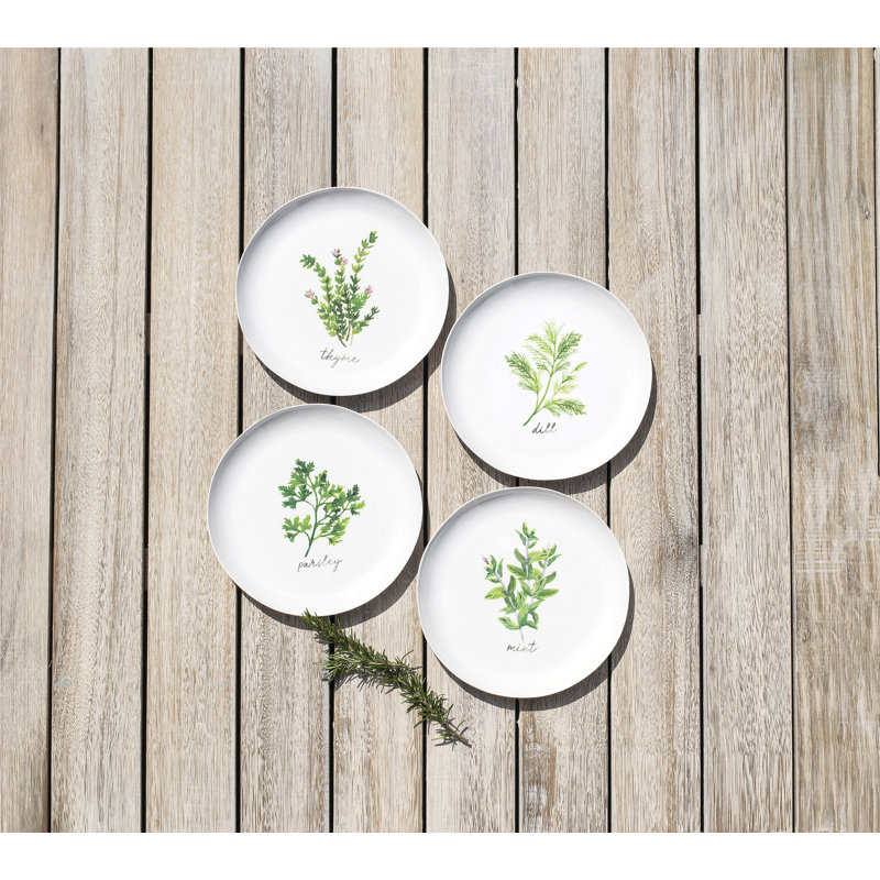 Lodd Herbs 8.5" Melamine Salad Plate