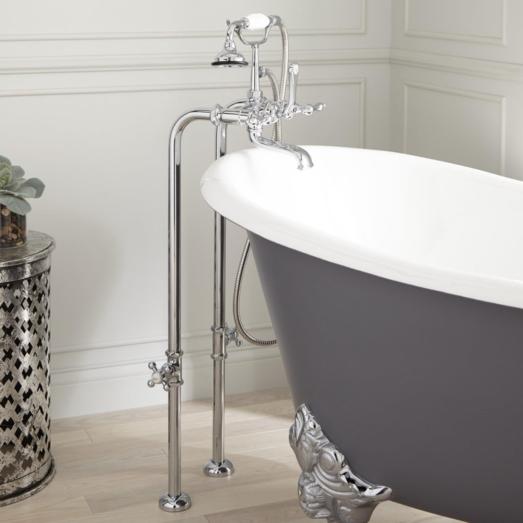 Floor Mounted Clawfoot Tub Faucet