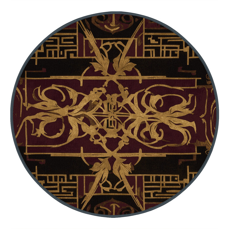 Majestic Laurel Rug, Round 4'