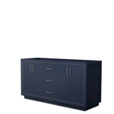 Icon 65.25" Doulble Bathroom Vanity Base and Mirror Only