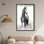 Art mural de cuisine Grassy Steed IV Shadowbox par Art Remedy, cadre noir, 30 x 45