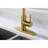 Pull Down Single Handle Spring Kitchen Faucet-119337393