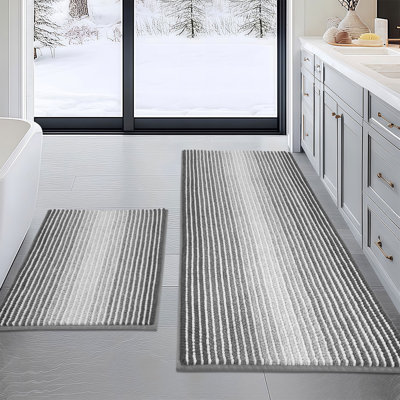 Soft Shaggy Absorbent Non-Slip Bath Mat