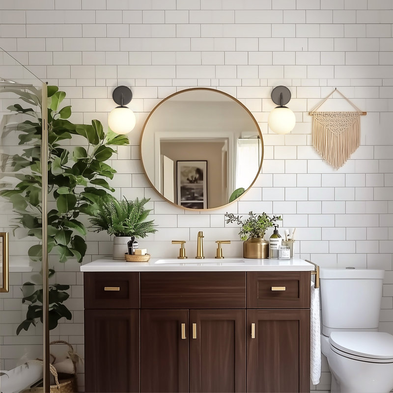 2PCS 1-Light Dimmable Steel Armed Sconces