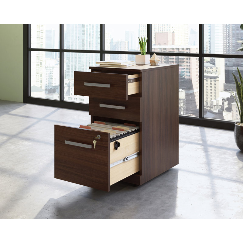 Harriss 3 Draw Mobile File (Assem) Cc 3A, Noble Elm