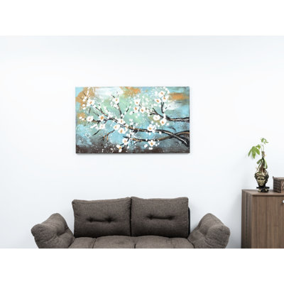 Toile peinte à la main vert lime, 47 x 27, illuminez vos murs avec Spring Energy 47 po x 27 po, esthétique esthétique