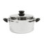 Cocotte en acier inoxydable Saturn 300F 5,5 pte avec couvercle