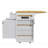 48inch Large Kitchen Island with 2 Bar Stools-1451033488