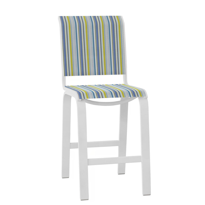Tabouret de bar 26 po Holna, Blanc texturé, Littoral