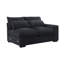 4 chaises en flanelle rembourrées en U de couleur mi-ferme et gris foncé avec deux repose-pieds, console et porte-gobelets intégrés, siège pour repose-pieds,-1043706625-1043706631
