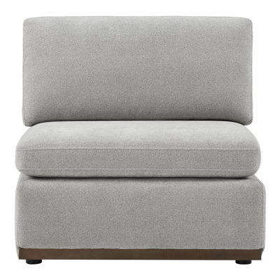 Sayette 34'' Upholstered Armless Chair For Sectional Sofa