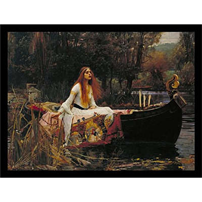 " The Lady Of Shalott 1888 " by John William Waterhouse