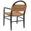 Chaise avec accoudoirs en bois massif Kashmir-980238155-980238154