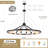 Kelcie 12- Light Large 43.3'' Dimmable Sputnik Wagon Wheel Chandelier-859399416-809357183