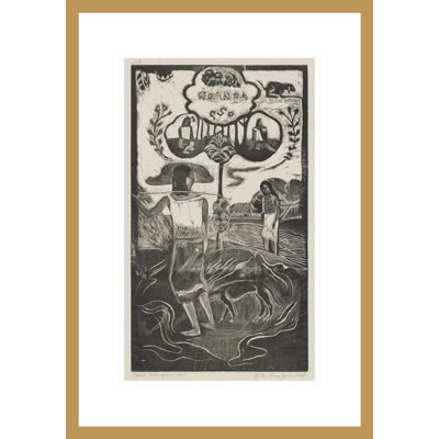 «Noa Noa (Parfum)» par Paul Gauguin - Reproduction giclée encadrée
