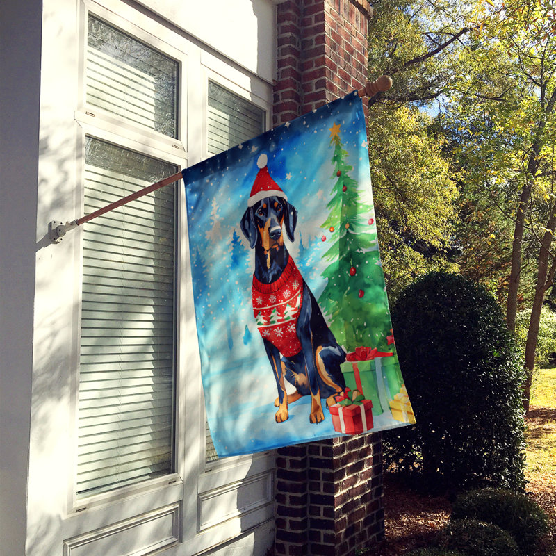 Double Sided Polyester Christmas, 40'' H x 28'' W