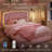 LED Velvet Upholstered Platform Storage Bed Frame With Drawer And Adjustable Headboard-816305414-816305413