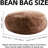 Bean Bag Chair, Memory Foam Filled, Large Beanbag Chairs For Adults And Teens, Soft Sofa With Removable Flannel Cover, Round Couch For Living Room Bedroom College Dorm-698306724-698306651