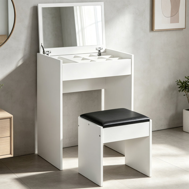 60.2 cm W Chest of Drawers, White