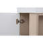 Base de meuble-lavabo de 21,6 po avec tablette ouverte à droite, grand espace de rangement, lavabo en bois massif et en céramique pour la longévité, fonction silencieuse à fermeture en douceur, espace de rangement facile à assembler, construction, lavabo, portes,-129957085