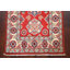 Tapis rouge en laine noué à la main de conception unique 2 pi 0 po x 3 pi 3 po