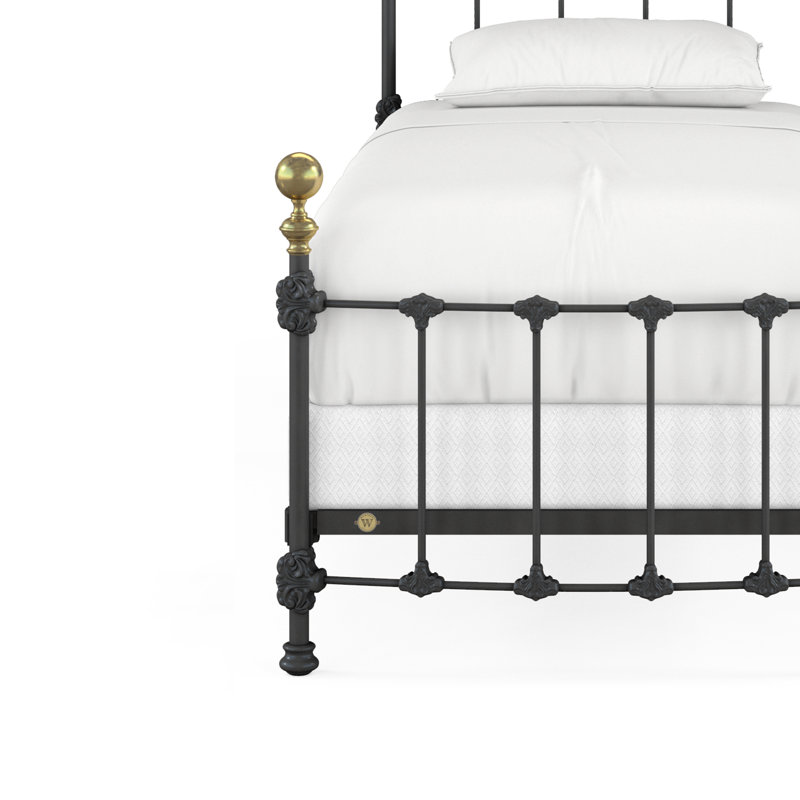 151 Palatial Bed | Complete Standard, Twin, Gunmetal