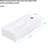 Wall Mounted Ceramic Bathroom Sink - 14.6X7.39 Inch, White, Stain , Rectangular, Faucet Hole Offered Inch Mount, Provided