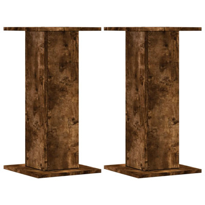 Speaker Stands 2 Pcs 11.8X11.8X23.6" Engineered Wood