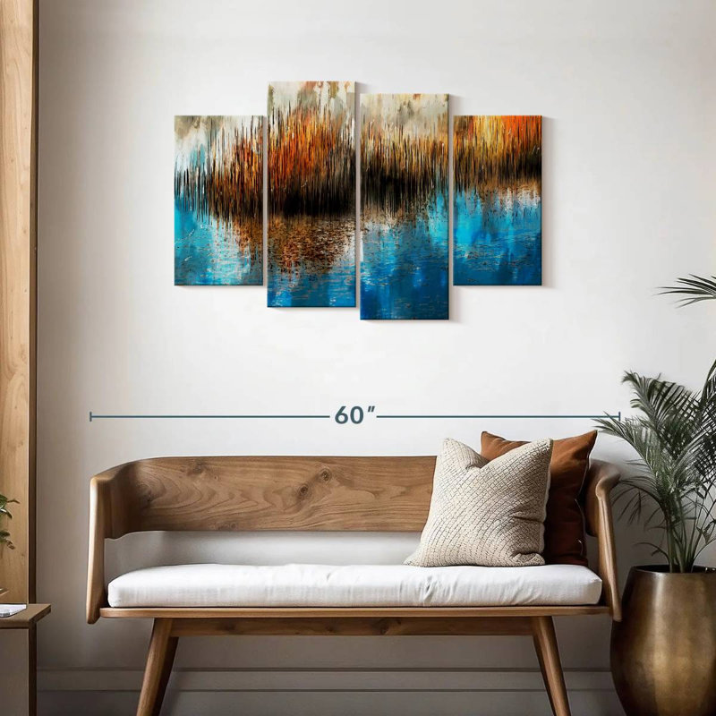 Avery Swamp Dynamic Abstract, 27" H x 43" W