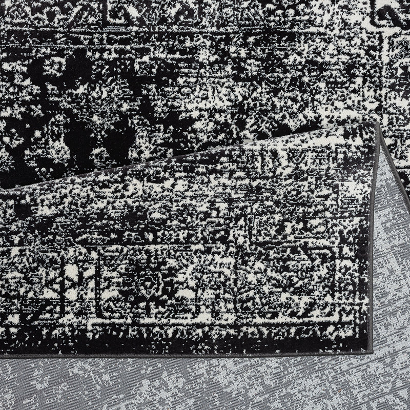 Tapis persan tissé délavé rétro, Rectangle 8 pi x 10 pi