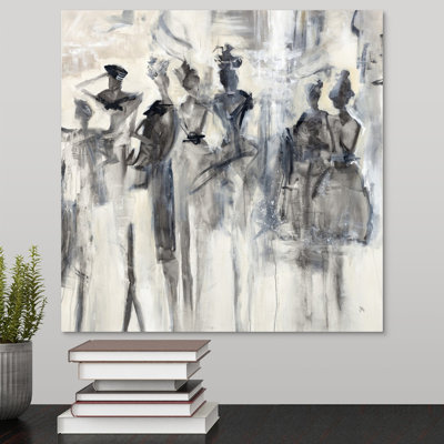 Silhouette Gals by Jodi Maas - Painting on Canvas