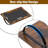 2-Pack Footstools - Brown
