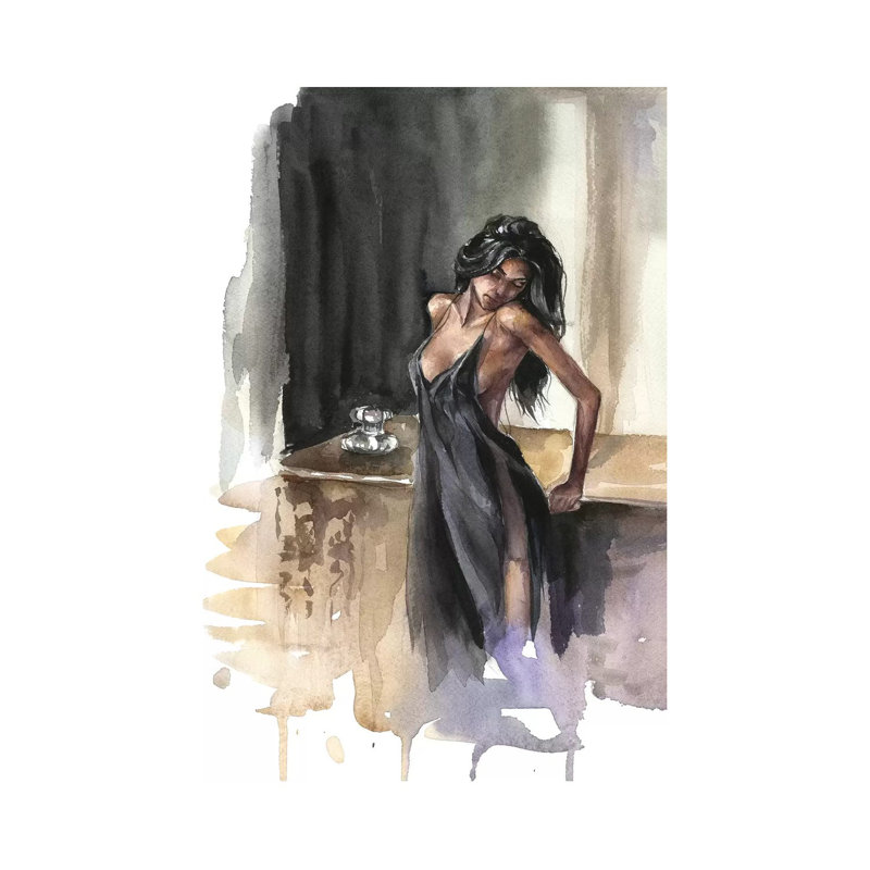 Lady- Gallery-Wrapped Canvas Giclée