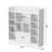 Modern Cube Bookshelf, Bookcase With With 11 Cubbies And 2 Cabinets, Freestanding Book Storage Shelves For Bedroom, Playroom, Hallway-2080751502