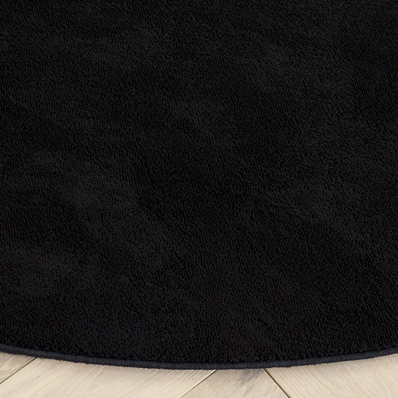 Anraj Solid Colour Area Rug, Round 183cm
