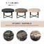 Table basse octogonale vintage en bois 30 pouces pour le salon-130186593