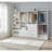 Prosper White Freestanding Walk In Wood Closet System