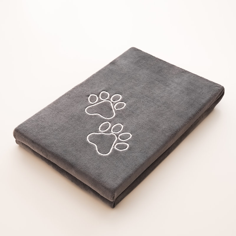 Serviette pour animal inconditionnel Love Premium (gris), Gris