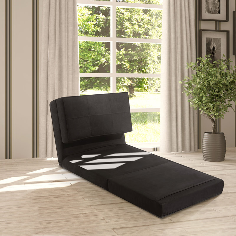 Canapé convertible Bowden, Noir
