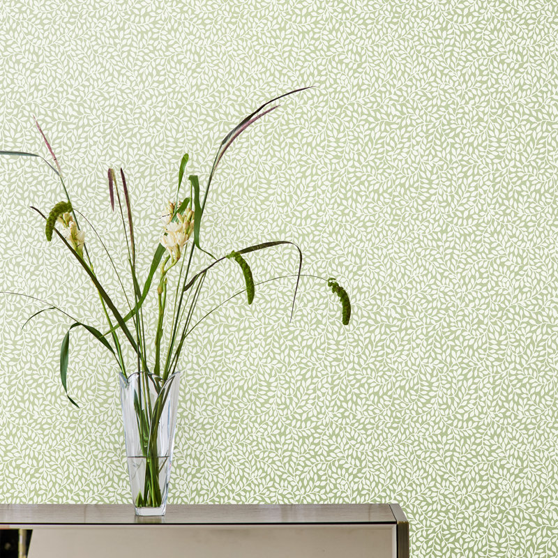 Laura Ashley Little Vines Paintable Wallpaper, Hedgerow