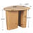 Tapered Tabletop Side Table