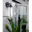 1 Light Outdoor Lantern, Black Finish