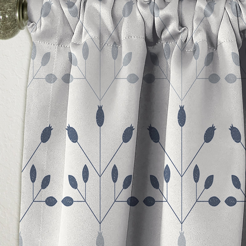 Rideau en lin / polyester Wiscon, L 52 po x L 90 po