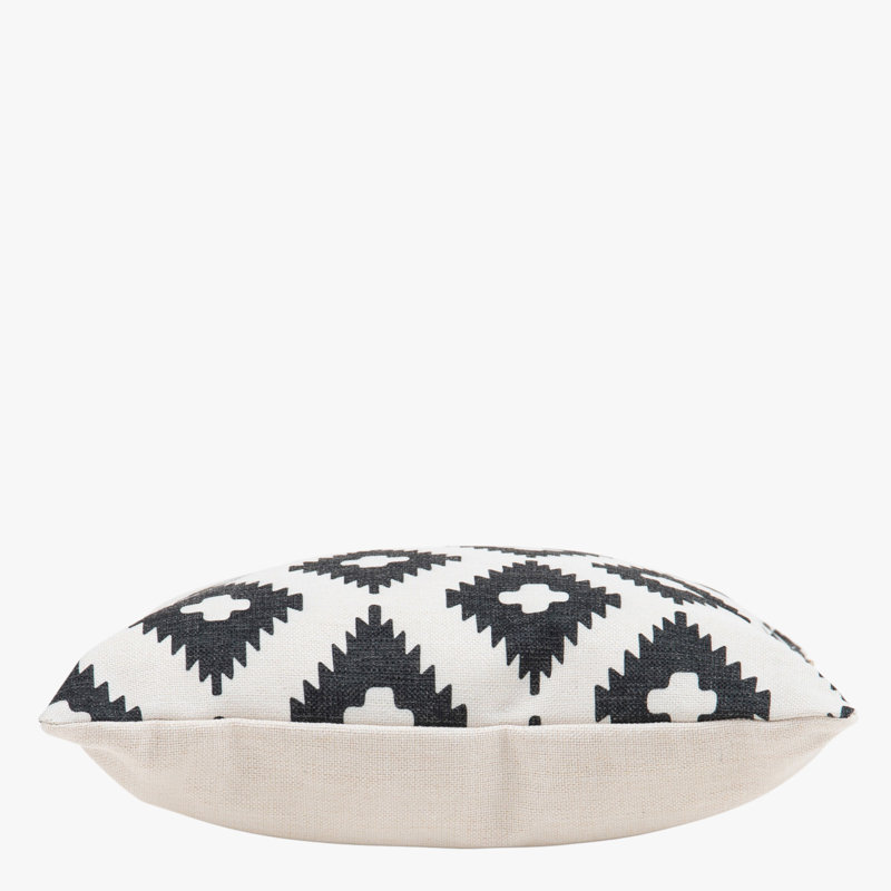 Bean Bag Bazaar Geometric Print Indoor-Outdoor Cushion, Multicolour