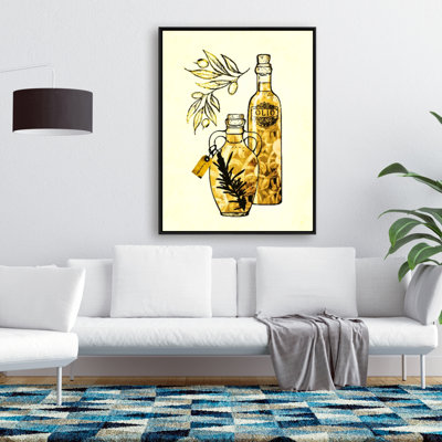 Artisanal, reproduction d'huile sur toile