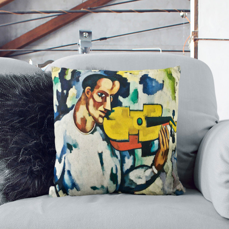 Deaf Music Scatter Cushion, 55cm H x 55cm W x 20cm D